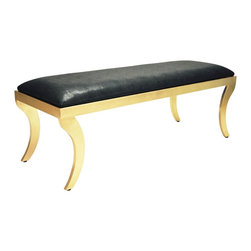 Worlds Away Griffin Accent Bench - Accent And Storage Benches