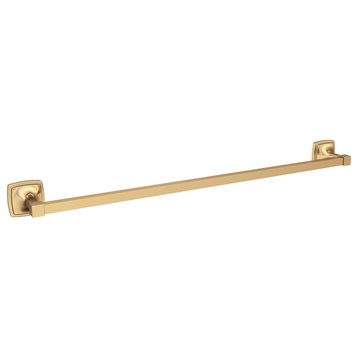 Amerock Stature Transitional Towel Bar, Champagne Bronze, 24" Center-to-Center