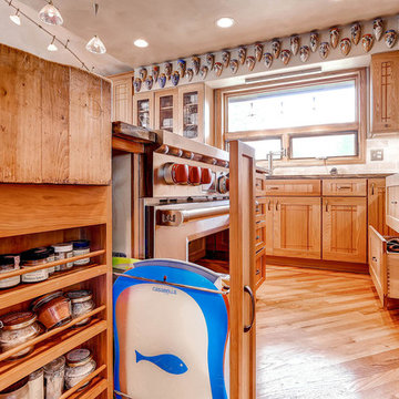 Custom Boulder Kitchen with Creative Amenities