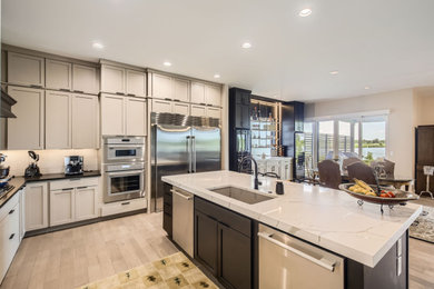 Inspiration for a modern kitchen remodel in Denver