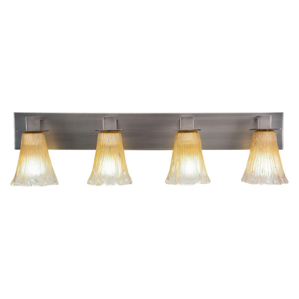 Apollo 4-Light Bath Bar, Graphite, 5.5
