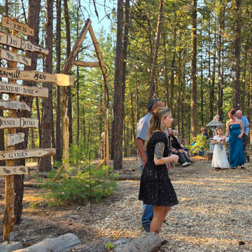 Wedding Design in the Forest of Chelan, WA