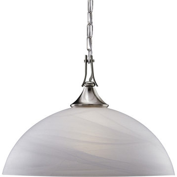 Durango 1-Light Brushed Nickel Interior Pendant