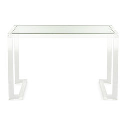 Dana Acrylic Writing Desk - Desks And Hutches