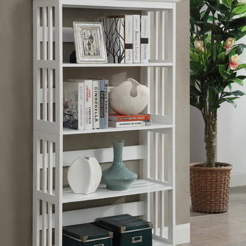 Mission 5 Tier Bookcase