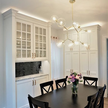 Black and White Village Kitchen