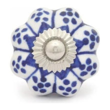 Blue and White