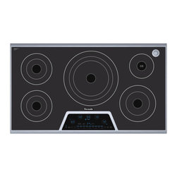 Thermador Deluxe 36" Smoothtop Electric Cooktop, Stainless Steel | CES365FS - Cooktops