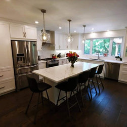 Verona Shaker | Matte White Cabinet Doors - Kitchen Cabinetry