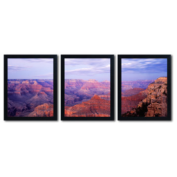 'The Grand Canyon' Multi-Panel Framed Canvas Art Set by David Evans