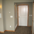 Interlocking carpet tiles for basement