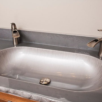 Award winning custom Metallic Sink