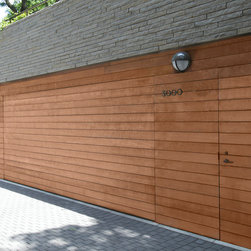 Modern with Hidden Weatherseal - Garage Doors And Openers