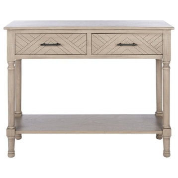 Lovell 2 Drawer Console Table, Greige