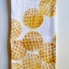 Hand Stamped Waffle Tea Towel