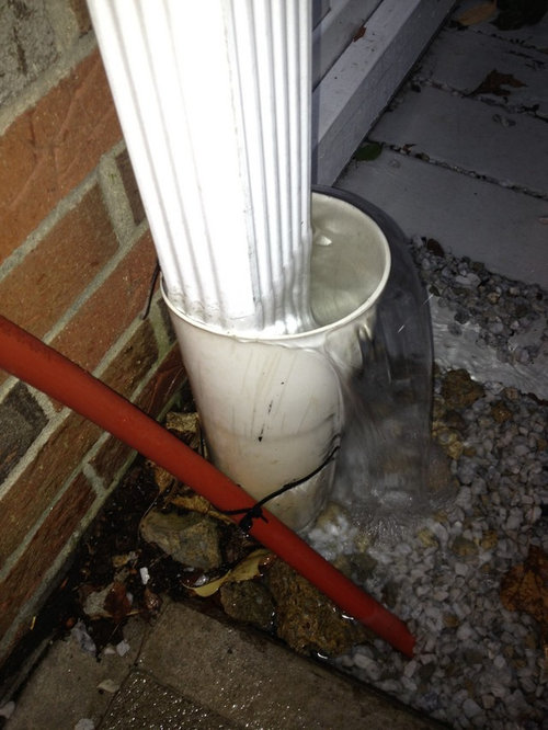 Where Does My Gutter Let Out, Clogged Underground Gutter Drain