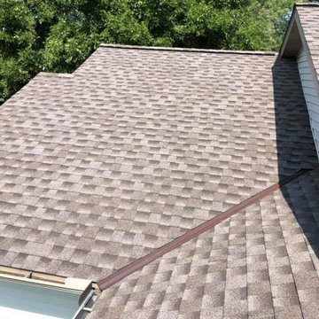 GAF Timberline HDZ singles installed in Mission Brown!