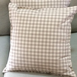 Custom Roman Blind and Matching Cushions - Decorative Pillows