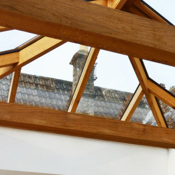 Oak Orangery with a Contemporary Twist