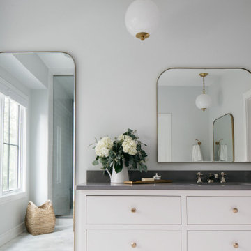 White Vanity Bathroom