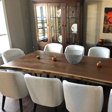 Walnut Book Matched Table #466