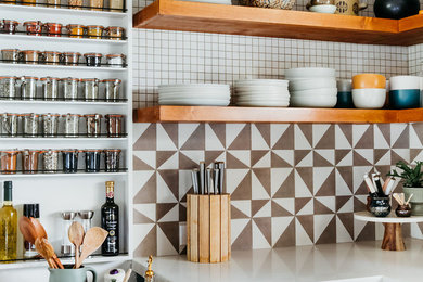 Inspiration for a 1950s kitchen remodel in Sacramento