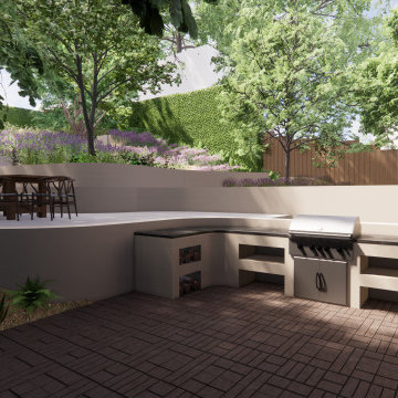 Mid-Century Modern Exterior and Landscaping