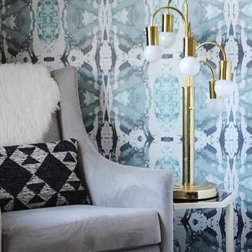 125-5 Blue Grey Wallpaper