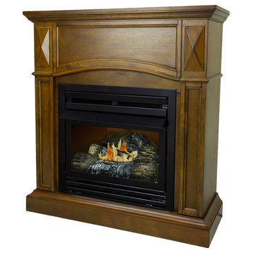 Liquid Propane Compact Heritage Vent Free Fireplace System, 36"