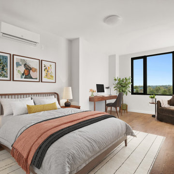 Virtual Staging Examples - Mid-Century Modern Style