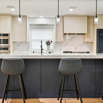 Cook Street - Heather Cream Contemporary Kitchen