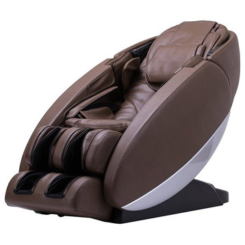 Human Touch Novo XT 3D Massage Chair Zero-Gravity Recliner With Heat, Brown
