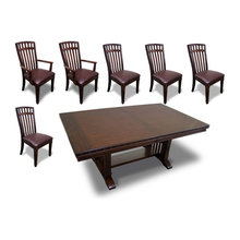 Dining table and hutch
