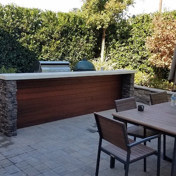 Stone & IPEWood BBQ Island