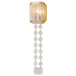 Corbett Lighting - Corbett Lighting 230-11 Alibi - One Light Wall Sconce - Alibi One Light Wall Gold Leaf Clear Crys *UL Approved: YES Energy Star Qualified: n/a ADA Certified: n/a  *Number of Lights: Lamp: 1-*Wattage:60w Candelabra bulb(s) *Bulb Included:No *Bulb Type:Candelabra *Finish Type:Gold Leaf
