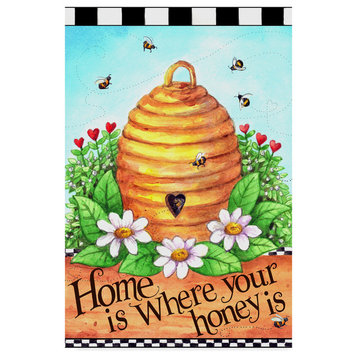 Melinda Hipsher 'Bee Hive Home' Canvas Art, 32"x22"