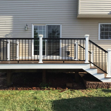 Transcend deck, LED Lights, Aluminum Railings