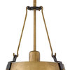 Hinkley Cartwright Small Pendant, Rustic Brass