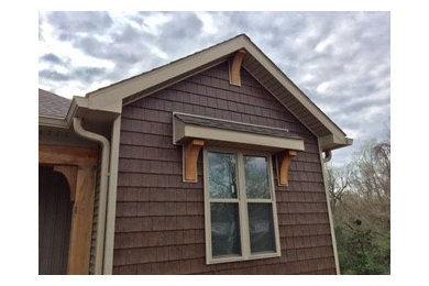 Inspiration for a craftsman exterior home remodel in Chicago