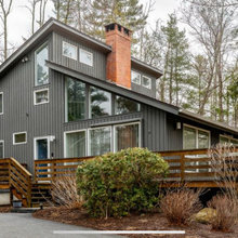Exterior and new entrance for contemporary