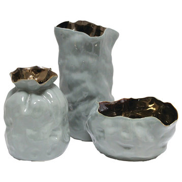Ceramic Air Vases, Set of 3