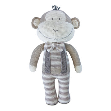 Knitted Plush Toy, Joe Monkey
