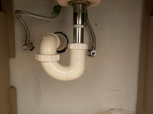 extra pipe under bathroom sink