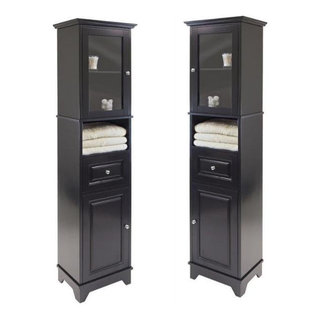 Costway 71'' Tall Tower Bathroom Storage Cabinet Organizer Display - See Details - Grey