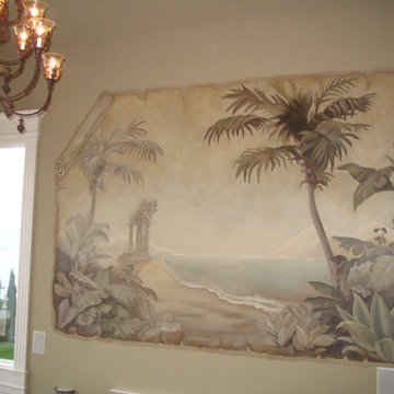 Stunning Trompe L' oeil Murals