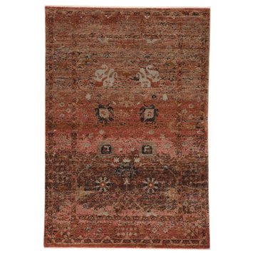 Vibe by Jaipur Living Caruso Oriental Pink/Rust Area Rug, 5'x7'6"