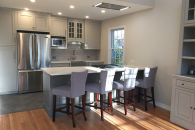 Transitional kitchen photo in New York