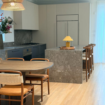 Timeless Elegance in an Open-Concept Kitchen – Westmount Montreal