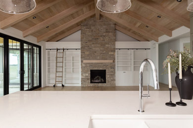 Living room - transitional living room idea in Toronto