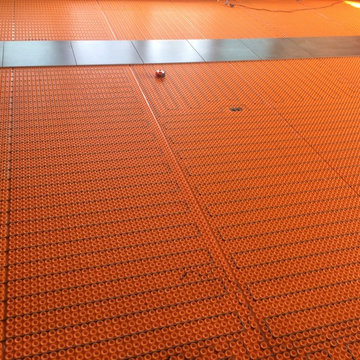 Radiant Heated Living Room Floor